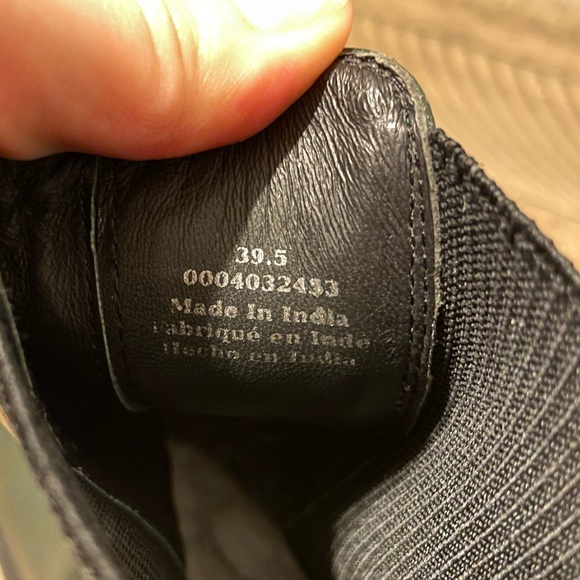 NWOB Free People Maren Mid Green Leather Chelsea Boots Size 39.5/ 9.5 US - Picture 7 of 8